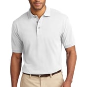 Front view of Heavyweight Cotton Pique Polo