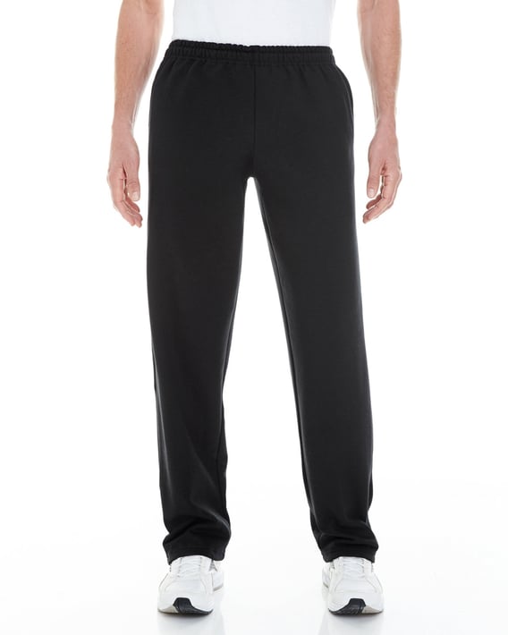 Front view of Adult Heavy Blend Open-Bottom Pocket Sweatpant