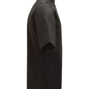 Side view of Ten Studded Front Chef Short Sleeve Coat