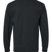 Back view of Ultra Cotton® Long Sleeve Pocket T-Shirt