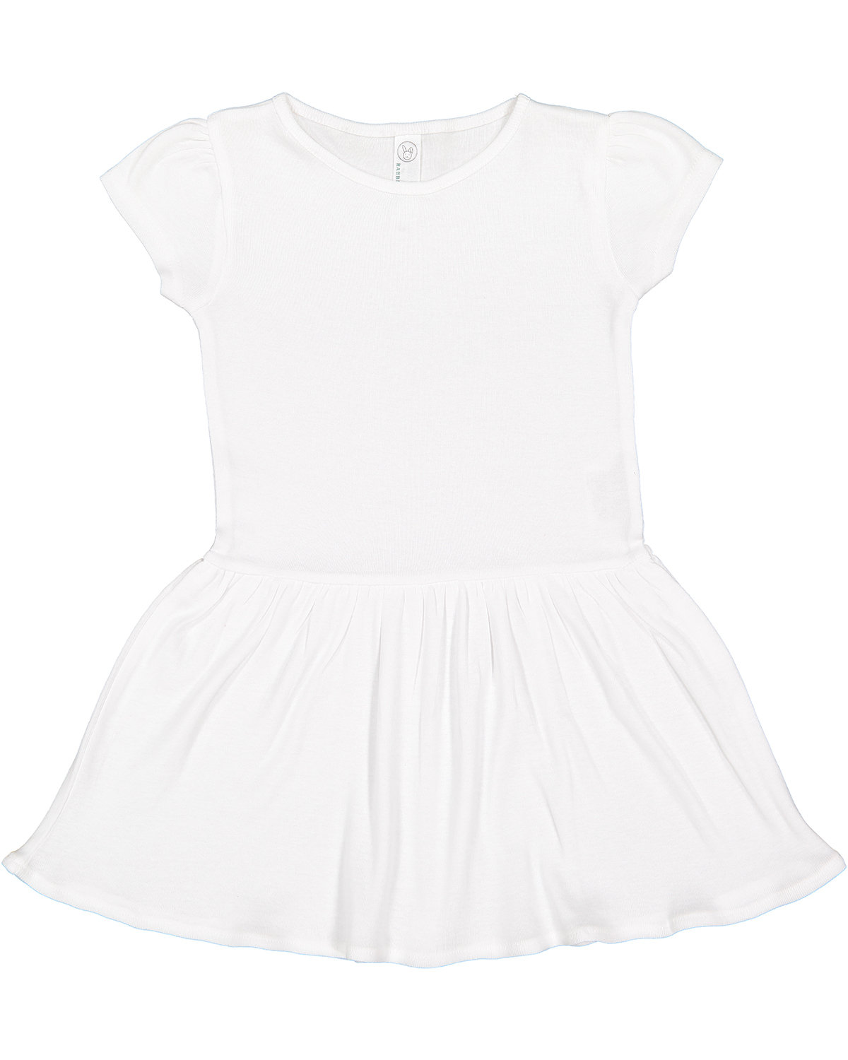 Front view of Toddler Baby Rib Dress