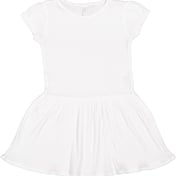 Front view of Toddler Baby Rib Dress