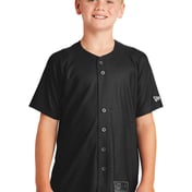 Front view of Youth Diamond Era Full-Button Jersey