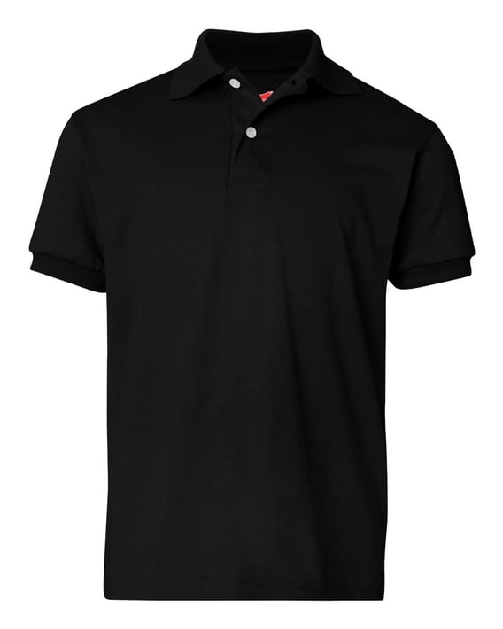Front view of Youth Ecosmart® Jersey Polo