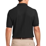 Back view of Silk Touch Polo With Pocket