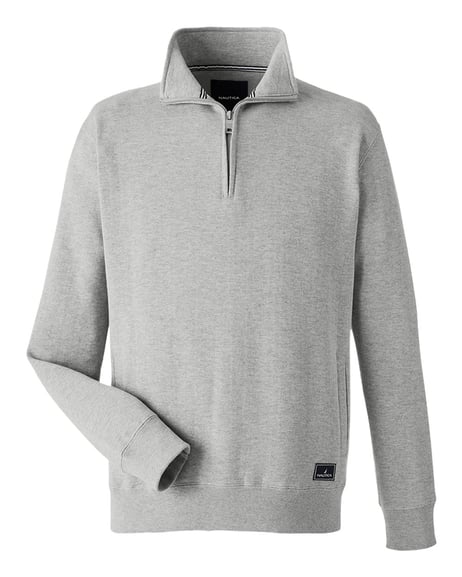 Front view of Anchor Fleece Quarter-Zip Sweatshirt