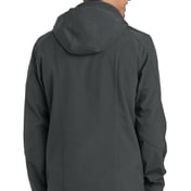 Back view of Hooded Soft Shell Parka