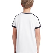 Back view of Youth Retro Ringer T-Shirt
