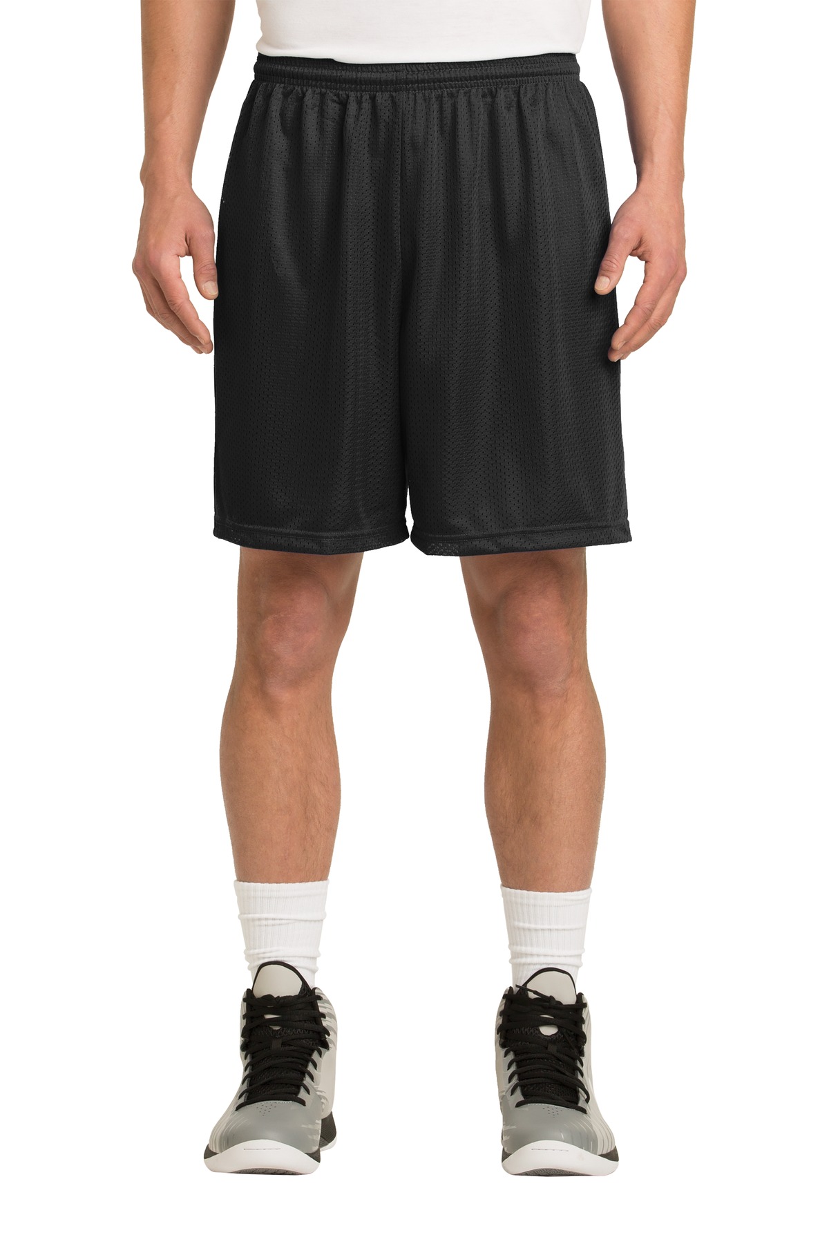 Front view of PosiCharge® Classic Mesh Short
