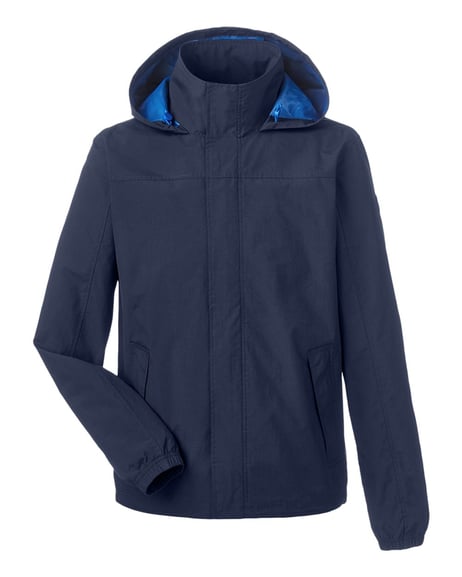 Front view of Voyage Hooded Rain Jacket