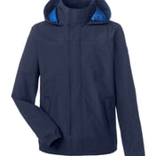 Front view of Voyage Hooded Rain Jacket