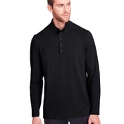 Front view of JAQ Snap-Up Stretch Performance Pullover