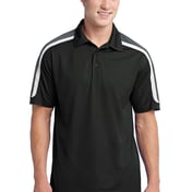 Front view of Tricolor Shoulder Micropique Sport-Wick® Polo