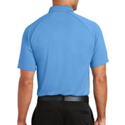 Back view of Crossover Raglan Polo