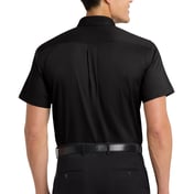 Back view of Tall Short Sleeve Easy Care Shirt