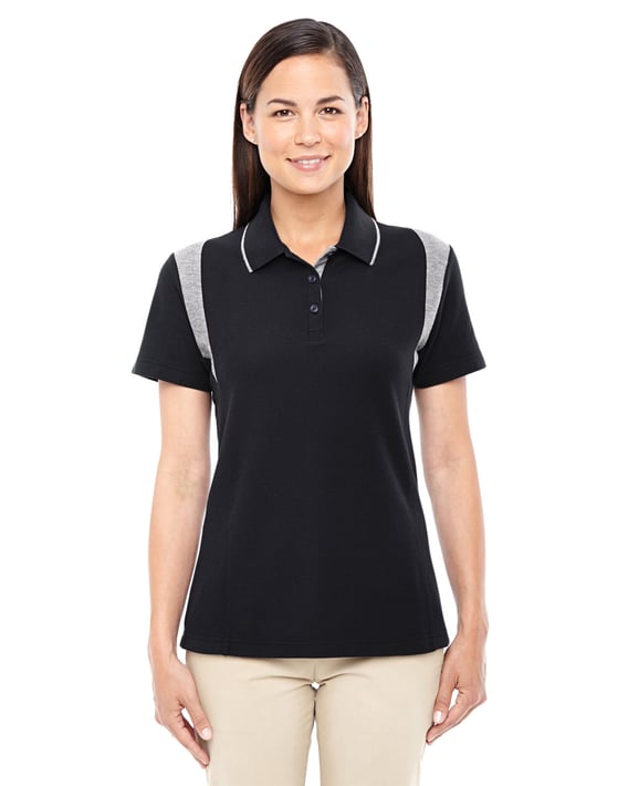 Front view of Ladies’ DRYTEC20 Performance Colorblock Polo