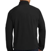 Back view of Textured Soft Shell Jacket