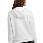 Back view of Women’s Club Fleece Sleeve Swoosh Full-Zip Hoodie