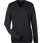 Front view of Womens Pilbloc V-Neck Sweater