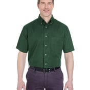 Front view of Adult Cypress Short-Sleeve Twill With Pocket