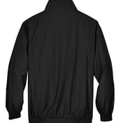 Back view of Fleece Lined Nylon Jacket