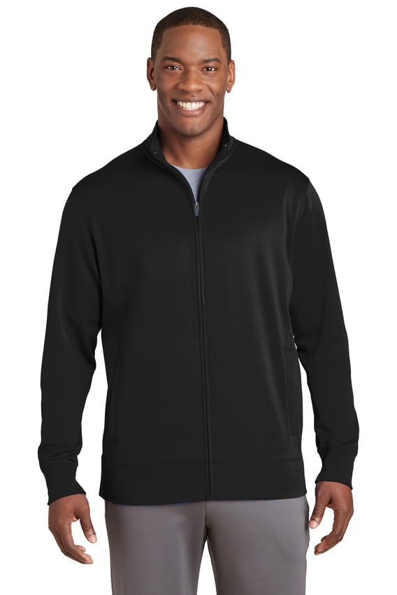 Front view of Sport-Wick® Fleece Full-Zip Jacket