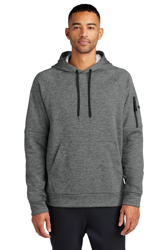 Front view of Therma-FIT Pocket Pullover Fleece Hoodie