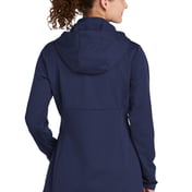 Back view of Women’s Hooded Soft Shell Jacket