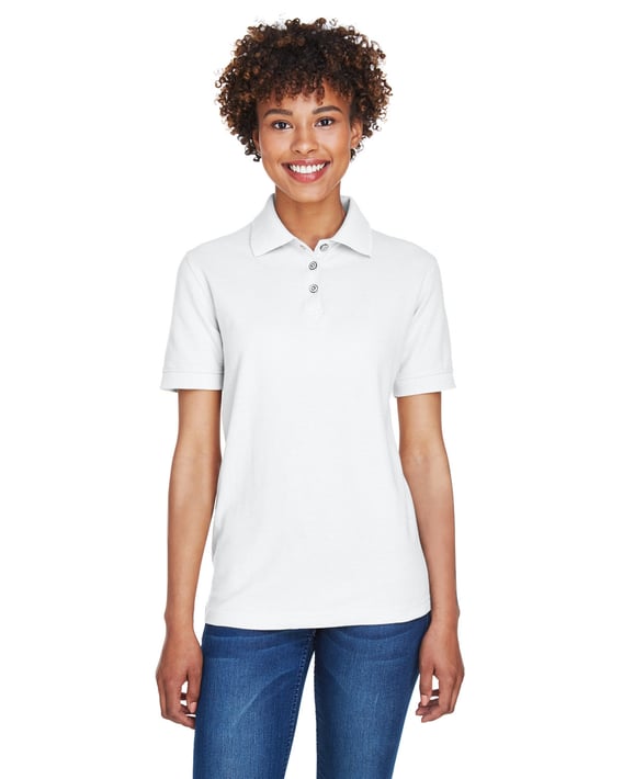 Front view of Ladies’ Whisper Piqué Polo