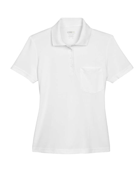 Front view of Women's Origin Performance Piquéé Polo With Pocket
