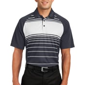 Front view of Dry Zone® Sublimated Stripe Polo
