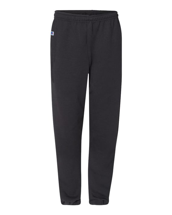 Front view of Dri Power® Closed Bottom Sweatpants With Pockets