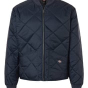 Front view of Diamond Quilted Jacket