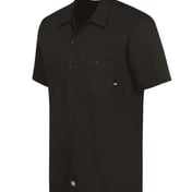 Side view of Industrial Short Sleeve Cotton Work Shirt