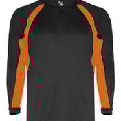 Front view of Youth B-Core Hook Long Sleeve T-Shirt