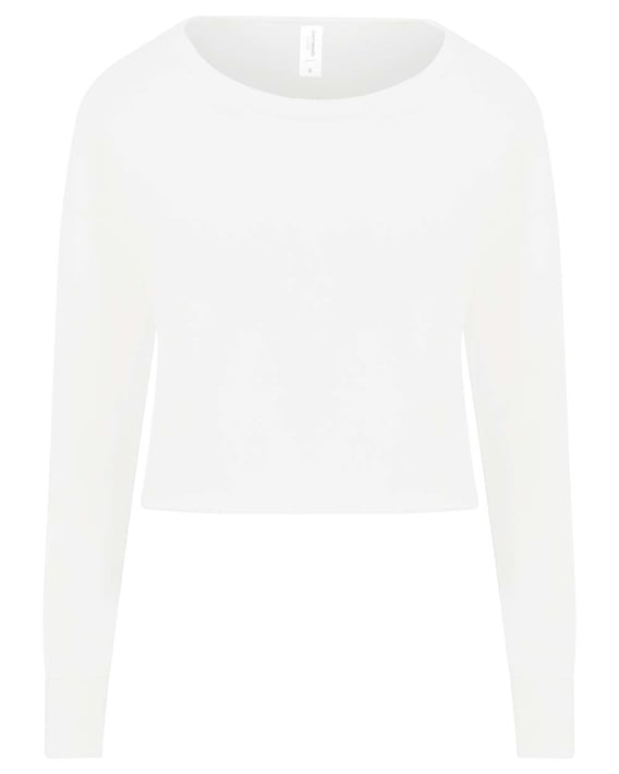 Front view of Women’s Cropped Pullover Sweatshirt