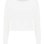Front view of Women’s Cropped Pullover Sweatshirt
