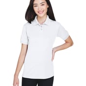 Front view of Ladies’ Platinum Performance Piqué Polo With TempControl Technology
