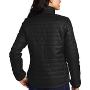 Back view of Women’s Packable Puffy Jacket