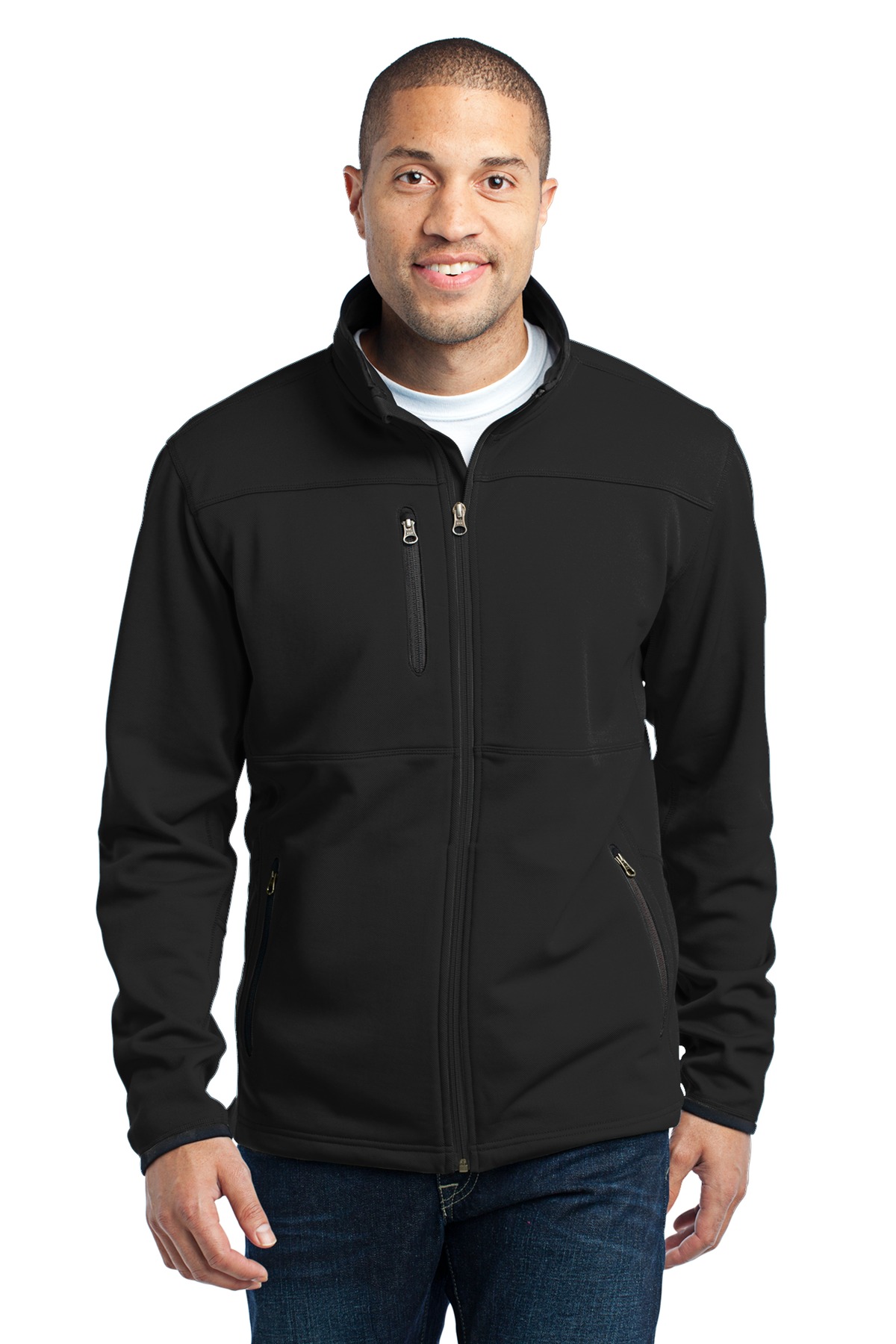 Front view of Pique Fleece Jacket