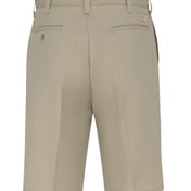 Back view of 11″ Industrial Flat Front Shorts
