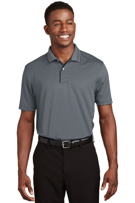 Front view of Dri-Mesh&reg; Polo With Tipped Collar And Piping