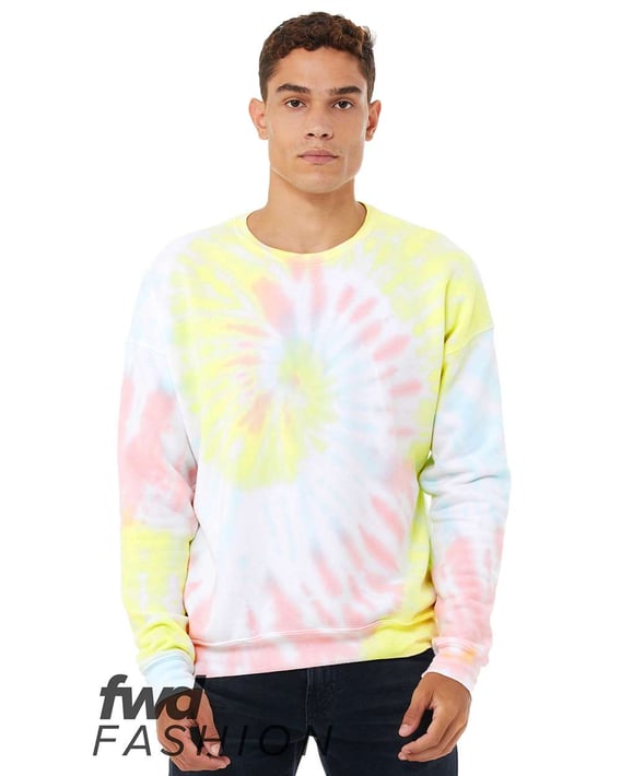 Front view of FWD Fashion Tie-Dyed Crewneck Sweatshirt
