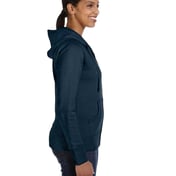 Side view of Ladies’ Heritage Full-Zip Hooded Sweatshirt