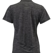 Back view of Women’s Dakota Striated Heather Polo