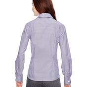 Back view of Ladies’ Precise Wrinkle-Free Two-Ply 80’s Cotton Dobby Taped Shirt