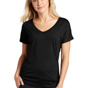 Front view of Ladies PosiCharge ® Tri-Blend Wicking Dolman Tee