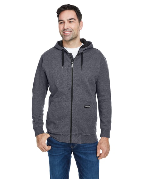 Frontview ofMen’s Bateman Power Full Zip Hooded Fleece