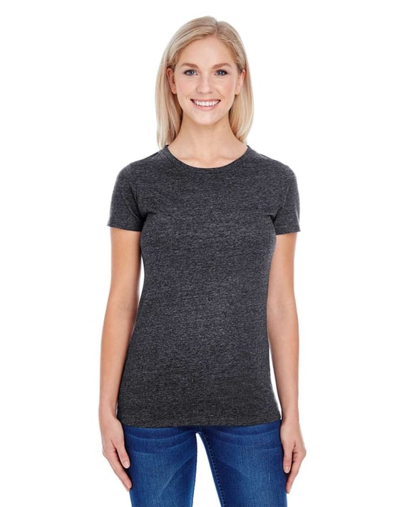 Front view of Women’s Tri-Blend Short-Sleeve T-Shirt