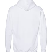 Back view of Garment-Dyed Hooded Sweatshirt